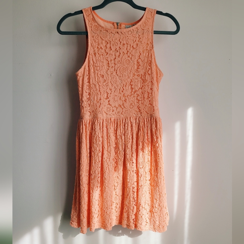 Twik peach cocktail dress Small